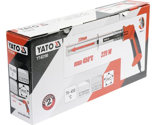 Řezačka za tepla Yato v krabici