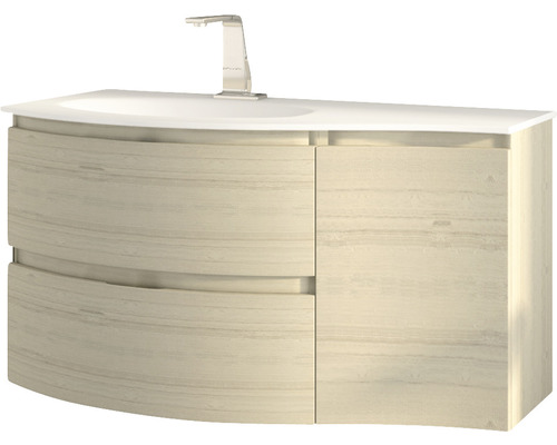 Skříňka pod umyvadlo se dvěma zásuvkami a jedněmi dvířky