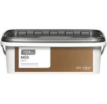 Kbelík s metalickou dekorativní barvou