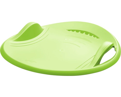 Talíř sáňkovací SUPERNOVA 60 zelený Kulatý plastový kluzák se držadly