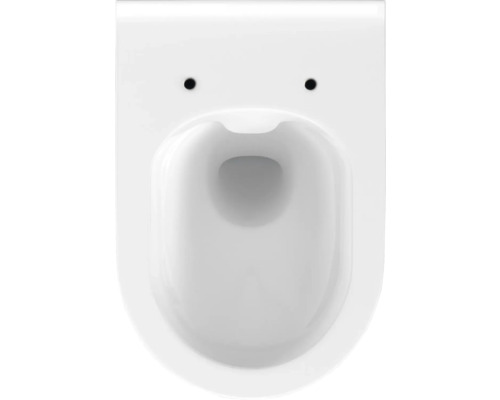 Keramická toaleta shora