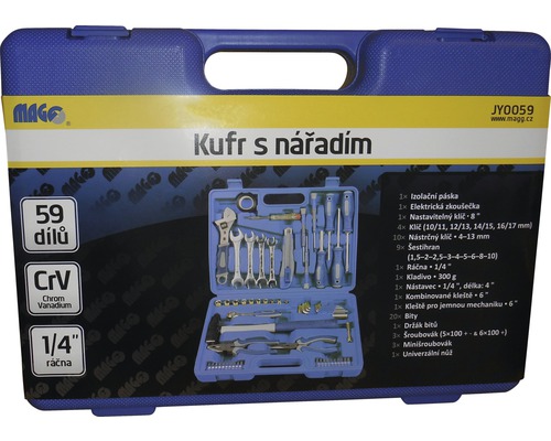 MAGG Kufr s nářadím, 59 dílů