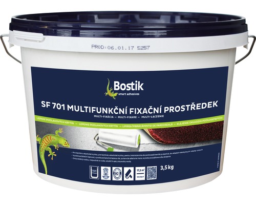 Lepidlo po podlahové krytiny SF 701 Bostik 3,5kg Kbelík s multifunkčním fixačním prostředkem Bostik SF 701