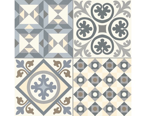 Dlaždice s různými vzory