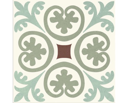 Dekorativní dlaždice s květinovým vzorem