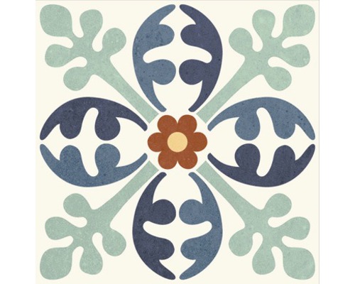 Dekorativní dlaždice s květinovým vzorem pro design stěn a podlah