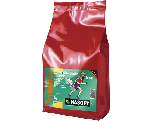 Rychletuhnoucí beton HASOFT Fofrbeton 5 kg Rychletuhnoucí beton HASOFT Fofrbeton 5 kg