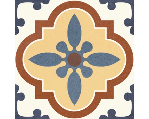 Dekorativní dlaždice s květinovým vzorem pro interiér