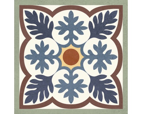 Dlaždice s květinovým vzorem