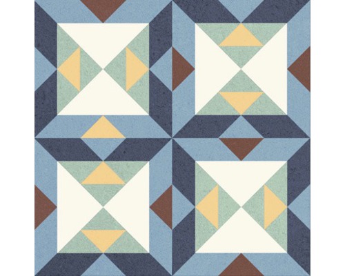 Vzor dekorativní dlaždice s geometrickými tvary