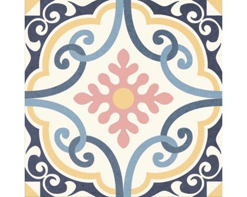 Dekorativní dlaždice s květinovým vzorem