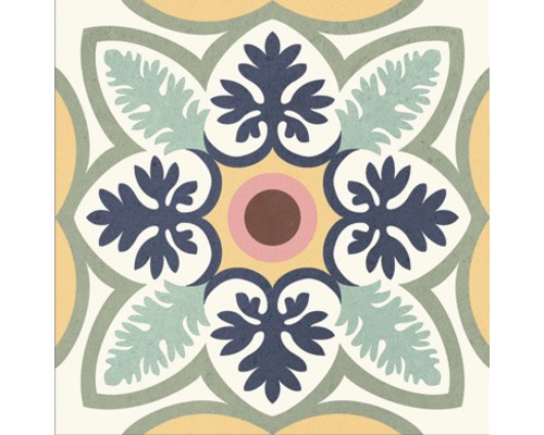 Dekorativní dlaždice s květinovým vzorem