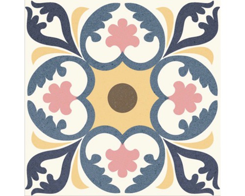 Dekorativní dlaždice s květinovým vzorem