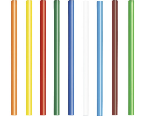 Sada různobarevných plastových tyčí