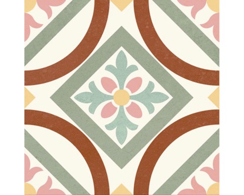 Dekorativní dlaždice s květinovým vzorem pro obklady stěn a podlah