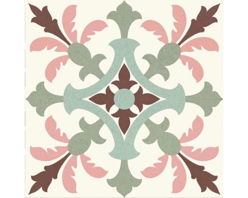 Dekorativní dlaždice s květinovým vzorem