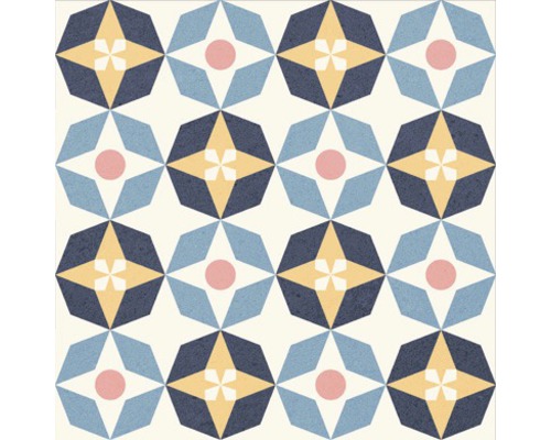 Vzor dlaždic s geometrickými tvary