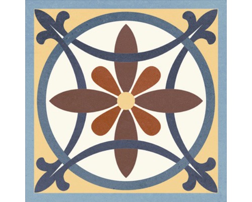 Dekorativní dlaždice s květinovým vzorem do interiéru