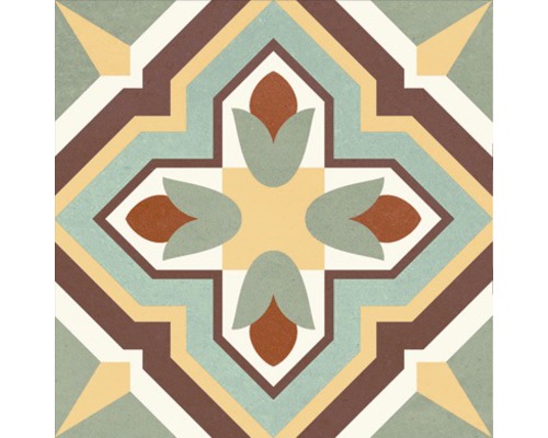 Dekorativní dlaždice s geometrickým vzorem