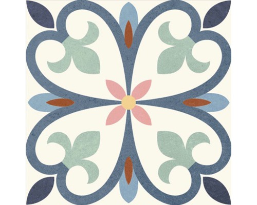 Dekorativní dlaždice s květinovým vzorem na stěnu a podlahu