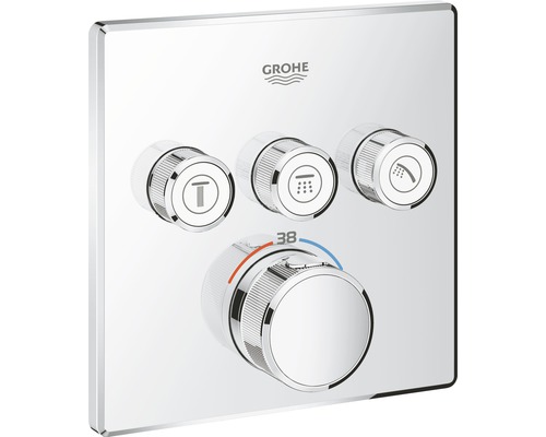 Podomítkový termostat pro sprchu GROHE Grohtherm SmartControl chrom 29126000