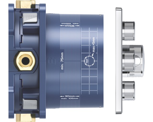 Podomítkové těleso Grohe Rapido Smartbox s termostatickou baterií