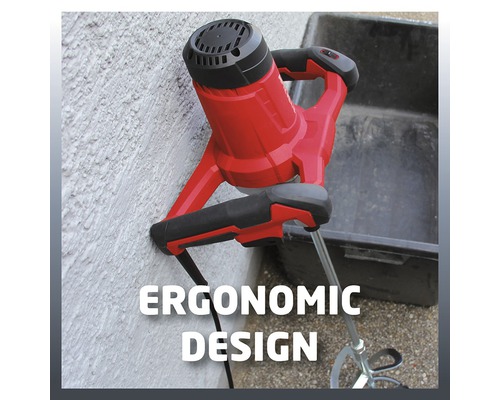 Míchadlo s ergonomickým designem pro míchání materiálů