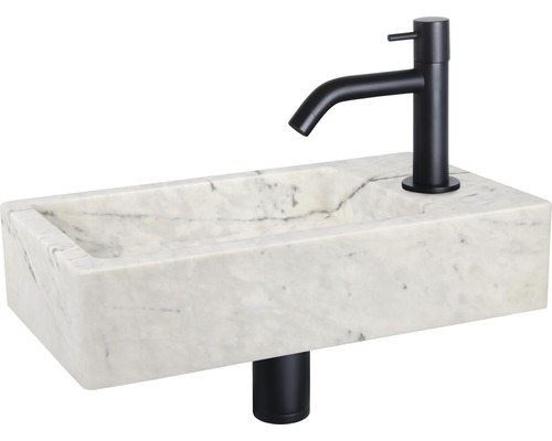 Umyvadlo z mramoru s baterií
