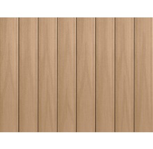 Ukončovací lišta pro terasová prkna WPC TERAFEST 16 x 70 x 2000 mm světle hnědá