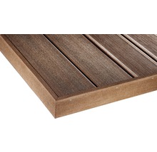 Ukončovací lišta pro terasová prkna WPC TERAFEST 16 x 70 x 2000 mm světle hnědá