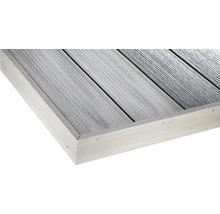 Ukončovací lišta pro terasová prkna WPC TERAFEST 16 x 70 x 2000 mm světle šedá
