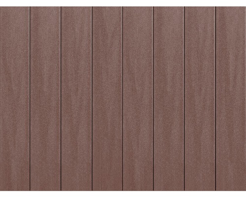 Hnědá terasová prkna z kompozitního materiálu