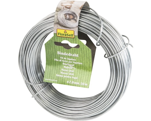 FloraSelf vázací drát, průměr drátu 2,0 mm, 50 metrů