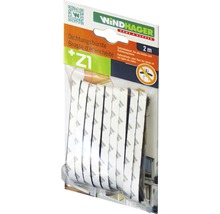 Těsnicí kartáč Wind Hager, samolepicí, dva metry, pro utěsnění rolet a rámů