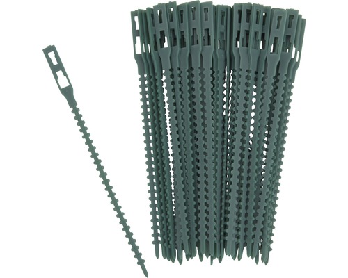 Sada opakovaně použitelných zahradních vázacích pásků z plastu