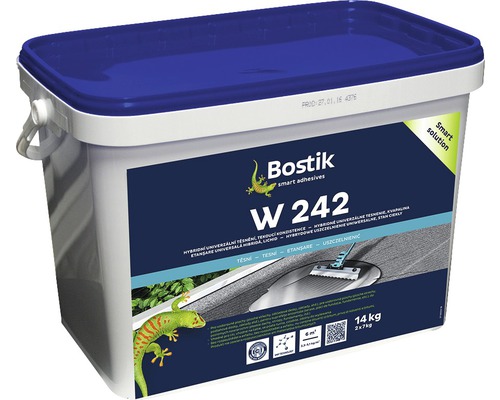 Hybridní tmel Bostik W 242 v kbelíku, 14 kilogramů