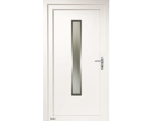 Vchodové dveře plastové A2200 100 L bílé-0