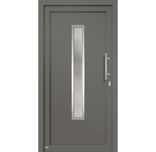 Vchodové dveře plastové A2210 100 L antracit/bílá-thumb-0
