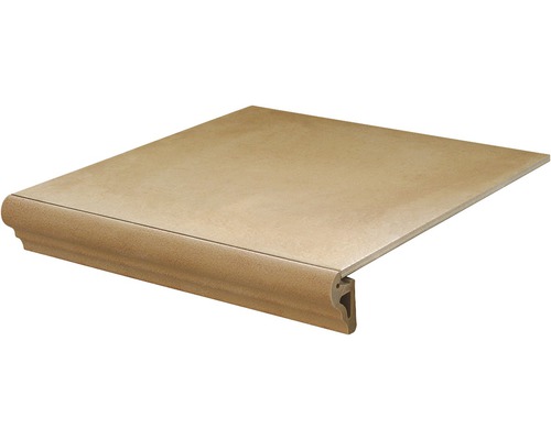 Keramická schodová dlaždice s oblým okrajem