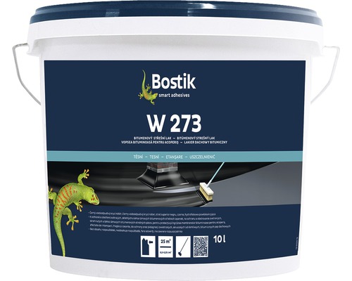 Bitumenový střešní lak Bostik W 273, 10 l-0