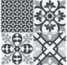 Retro dlažba Heritage black 33,15 x 33,15 cm