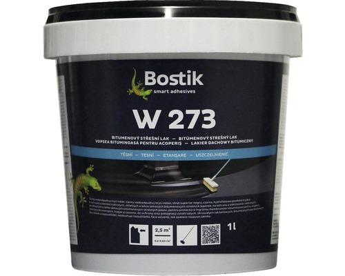 Bitumenový střešní lak Bostik W 273, 1 l-0