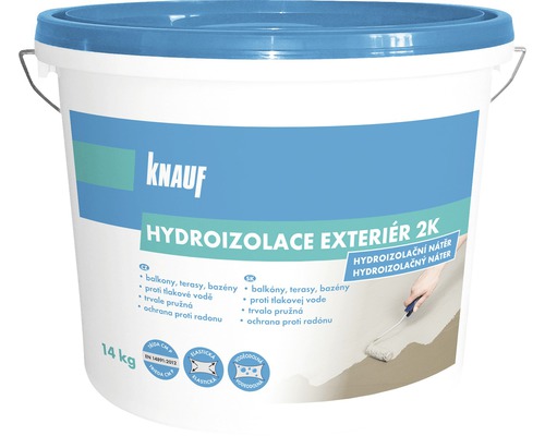 Hydroizolace Exteriér 2K KNAUF balení 14 kg Knauf Hydroizolace Exteriér 2K v kbelíku