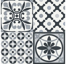 Retro dlažba Heritage black 33,15 x 33,15 cm