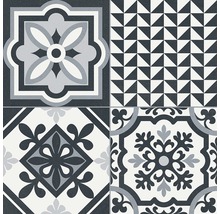 Retro dlažba Heritage black 33,15 x 33,15 cm