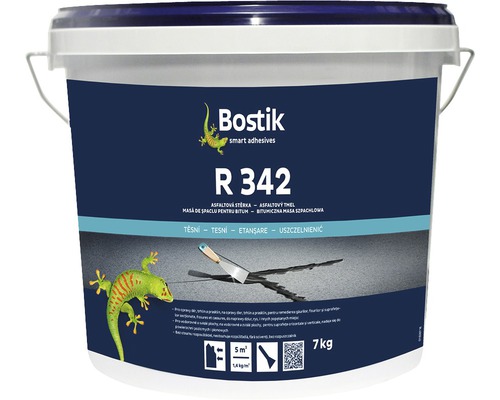 Bitumenová stěrka Bostik R 342, 7 kg-0