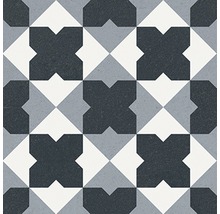 Retro dlažba Heritage taco black 16,5 x 16,5 cm