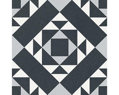 Dekorativní podlahová dlaždice s geometrickým vzorem