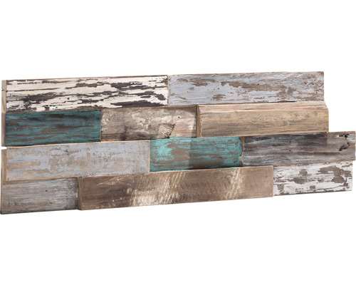 Dřevěný nástěnný panel v různých barvách