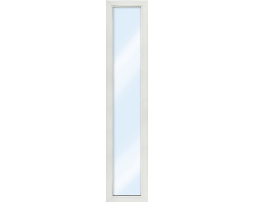 Plastové okno fixní zasklení ESG ARON Basic bílé 400 x 2000 mm (neotevíratelné) Obdélníkový rám vnitřních dveří se skleněnou výplní